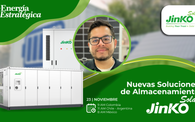 Webinar imperdible: JinkoSolar innova con SunTera, su sistema de almacenamiento utility scale